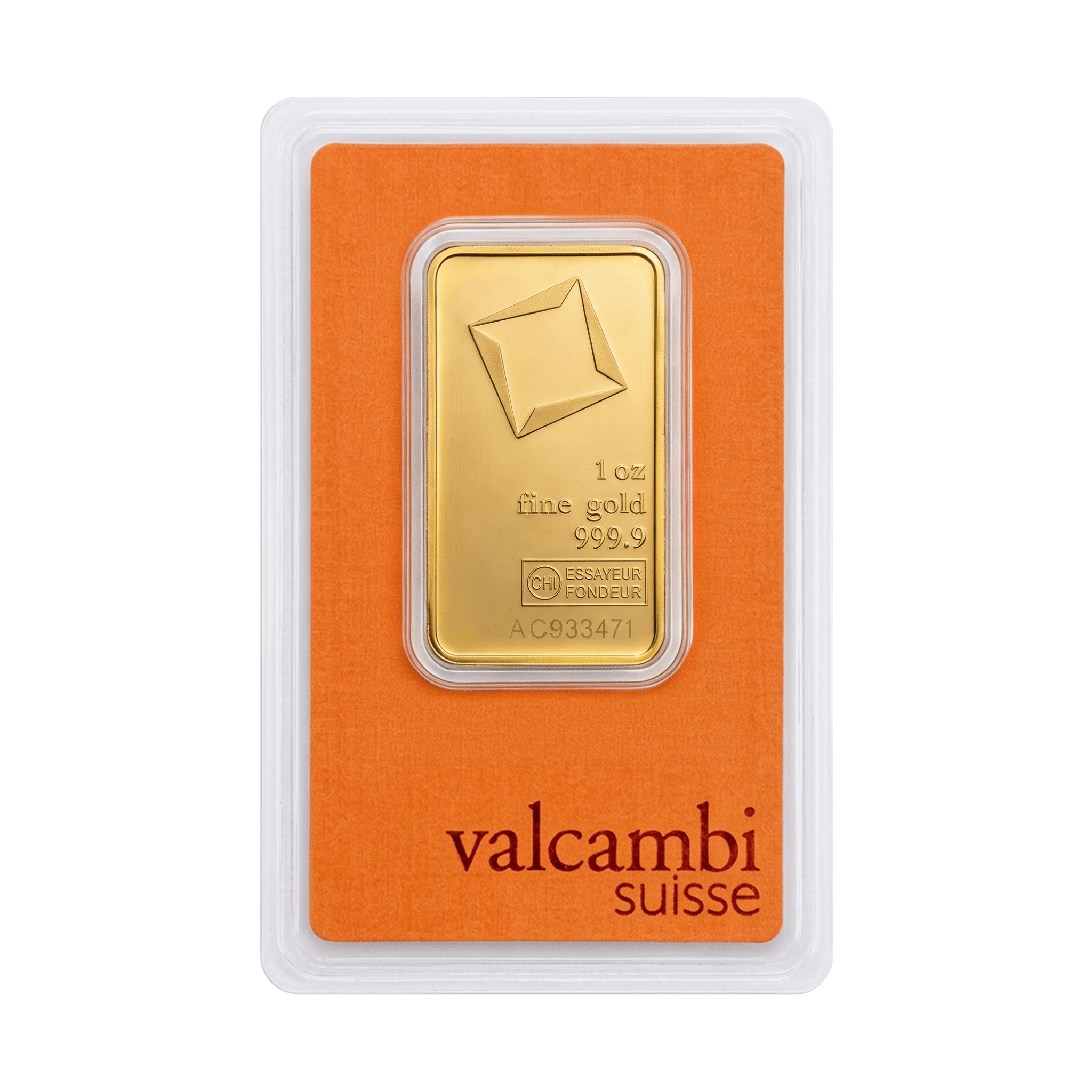 1 oz Valcambi Swiss Gold Bar