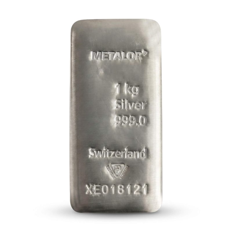 1 Kg Metalor Swiss Silver Bar